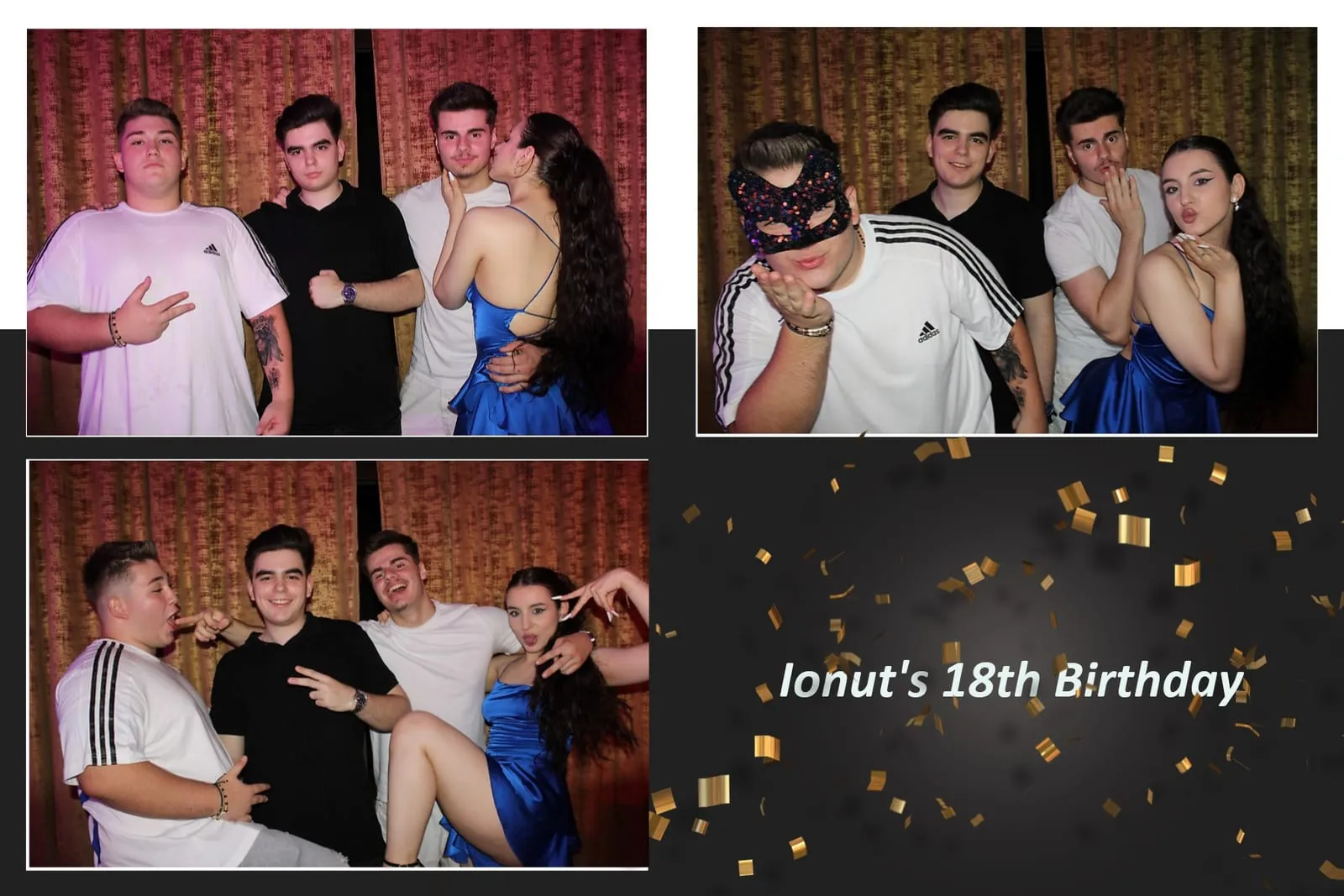 Colaj de fotografii printat pe loc la eveniment
